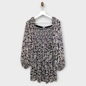 & Other Stories Stockholm Atelier Dress Womens 0 Floral Peasant Cottagecore Boho